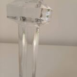 Glass candle holder