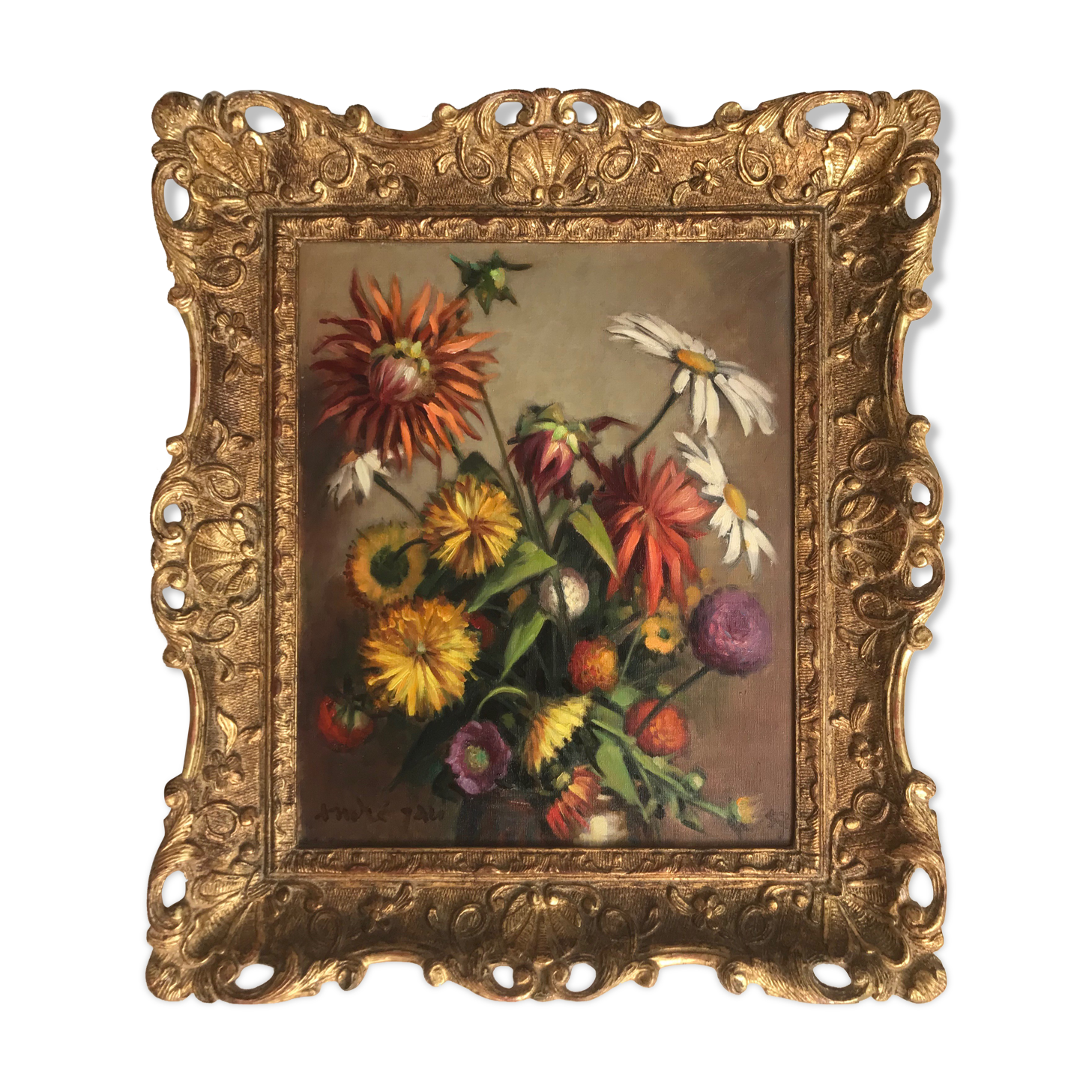 André Fau Flower Bouquet 1957