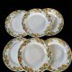 Set of 6 vintage buttercup model plates from Sarreguemines