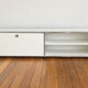 Meuble TV - Enfilade - USM Haller blanc et chrome