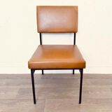Set of 4 chairs model P60 by A. Philippon and J. Lecoq edited by Airborne.