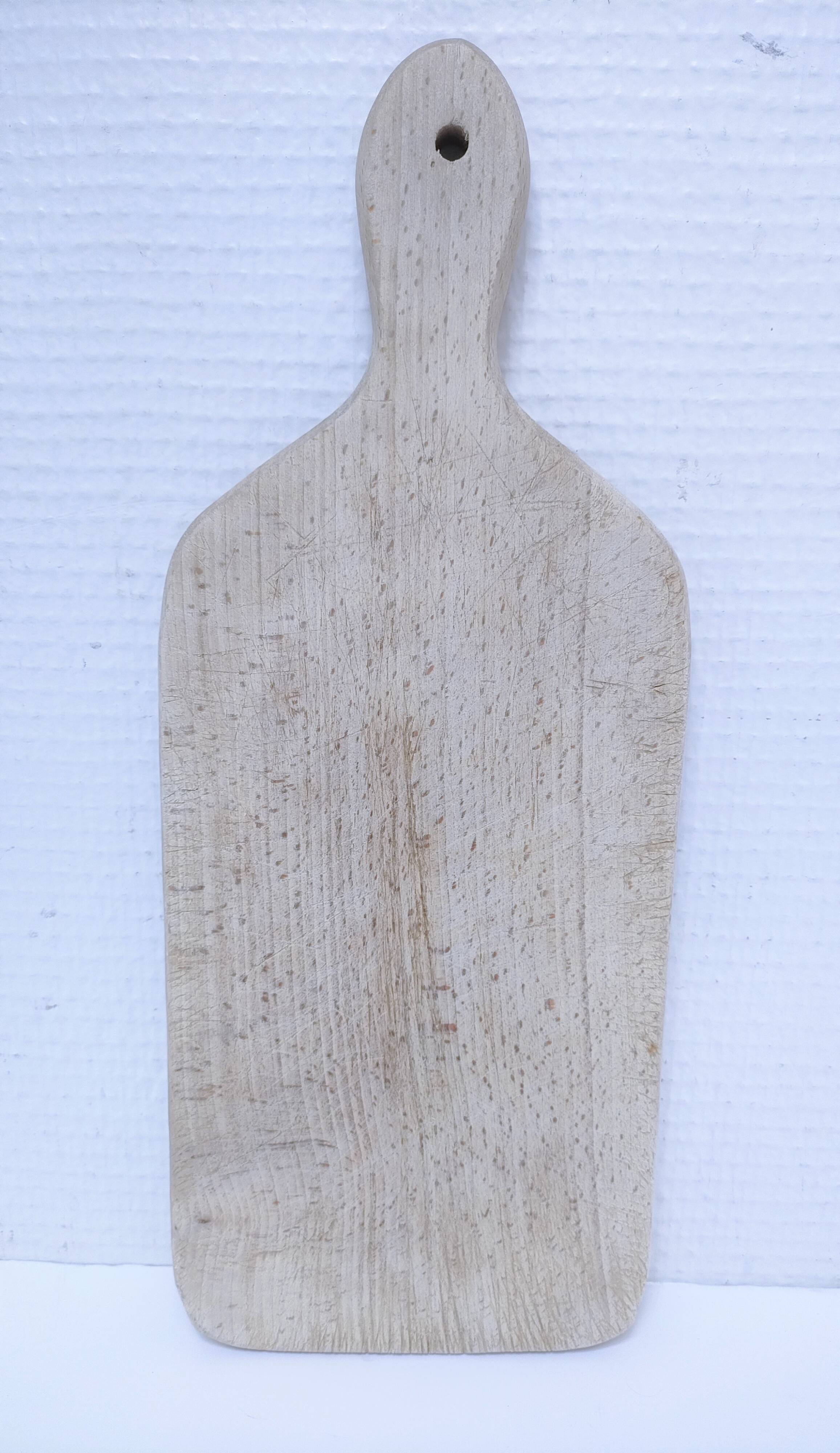 Three vintage solid wood cutting boards