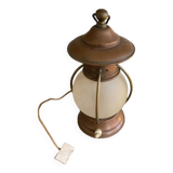 Copper boat lamp