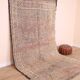 Vintage Moroccan Wool Rug 192 x 328 cm, Handmade Berber Rug, Bohemian Rug