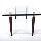 Table basse scandinave en verre, Suède, 1970