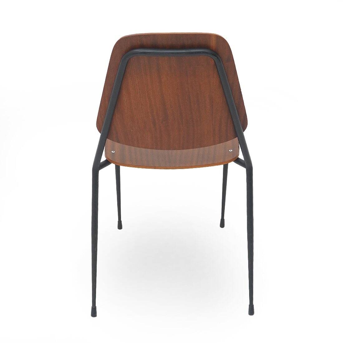 Curved plywood chair, 1960s