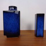 Blue Japanese ceramic vases, 1960s, set of 2