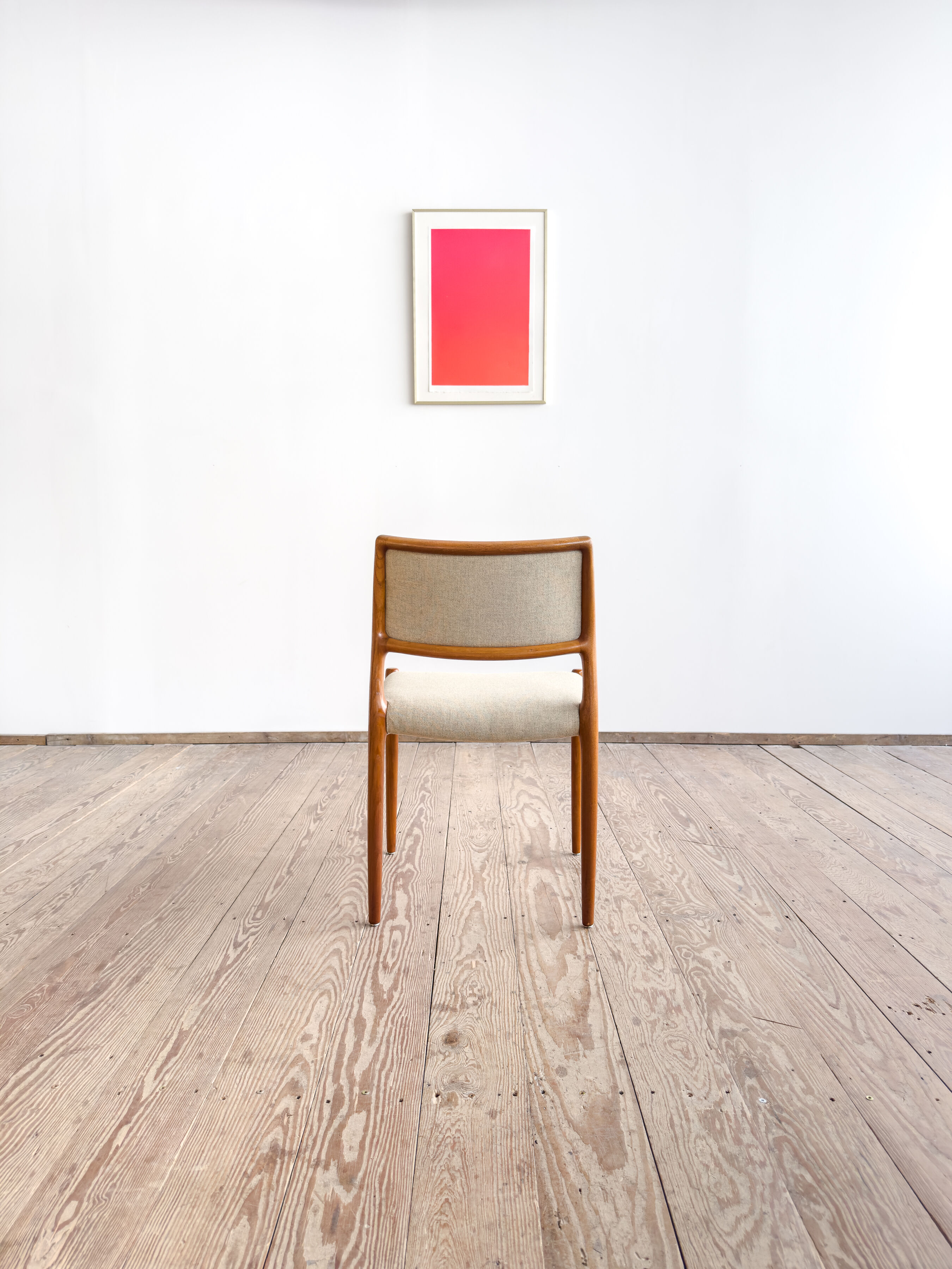 Chaise de salle à manger modèle 80 par Niels O. Møller en teck