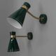 Two Flexible Wall Lamps by Napako in Stilnovo Style, 1960s, Restored