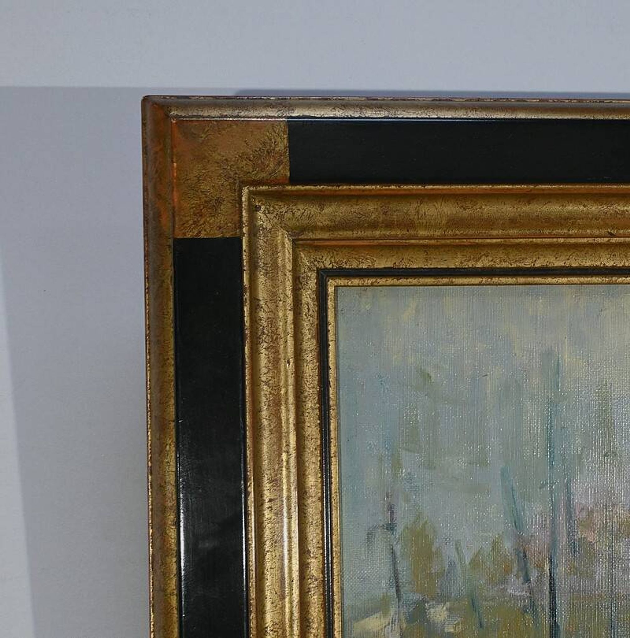 Huile sur Toile « Concarneau », signée S. Blaszczyk – 1991