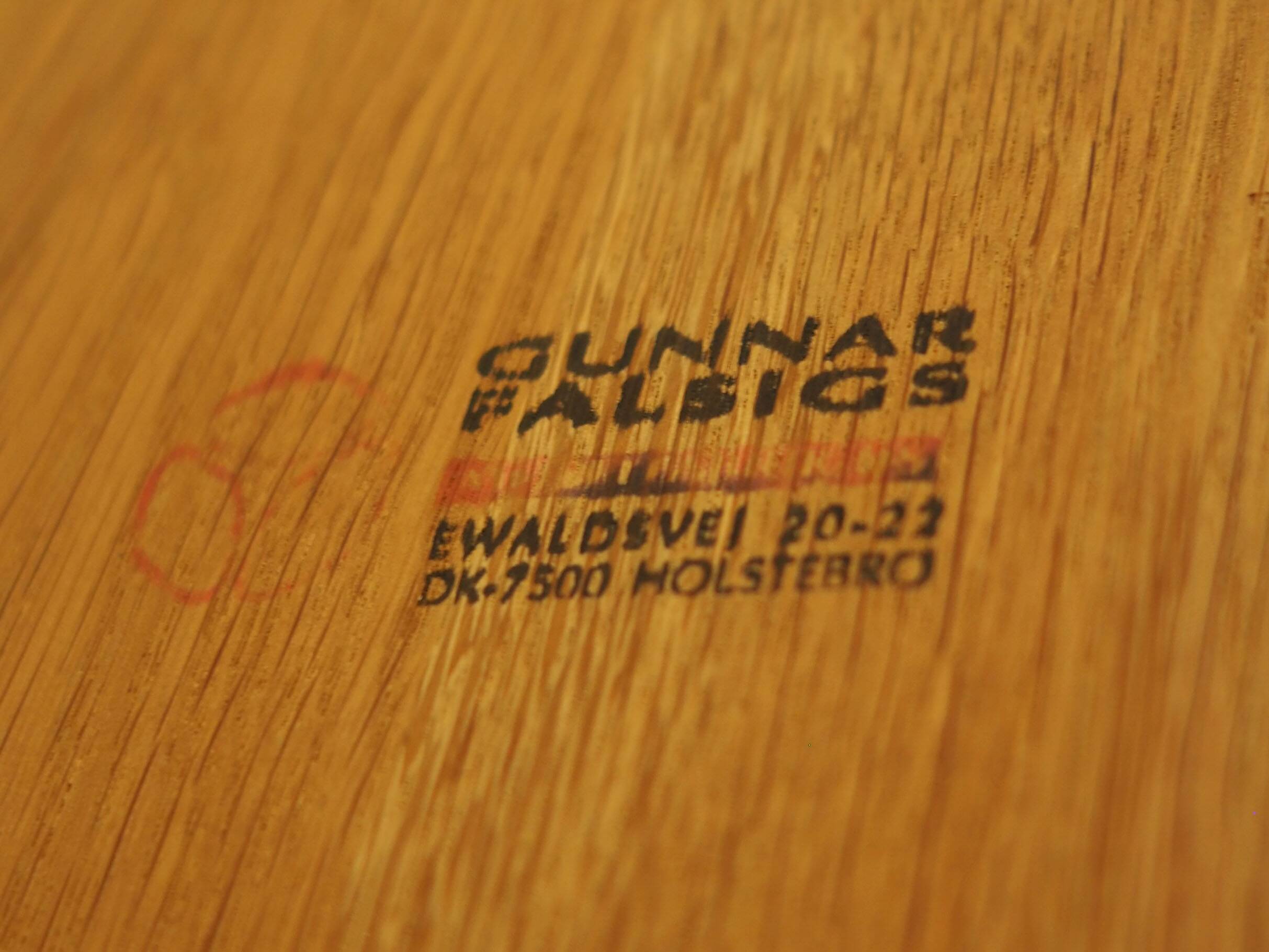 Ash table, Danish design, 1960s, designer: Gunnar Falsig, manufacturer: Holstebro Möbelfabrik