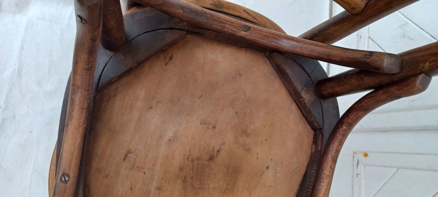 Paire de chaises bistrot Walter Baumann