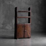 Antique Art Populaire Cabinet, France, 19th Century