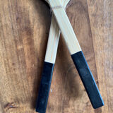 Pair of cutlery bamboo salad