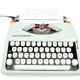 Hermes Baby Cursive green lime maker typewriter