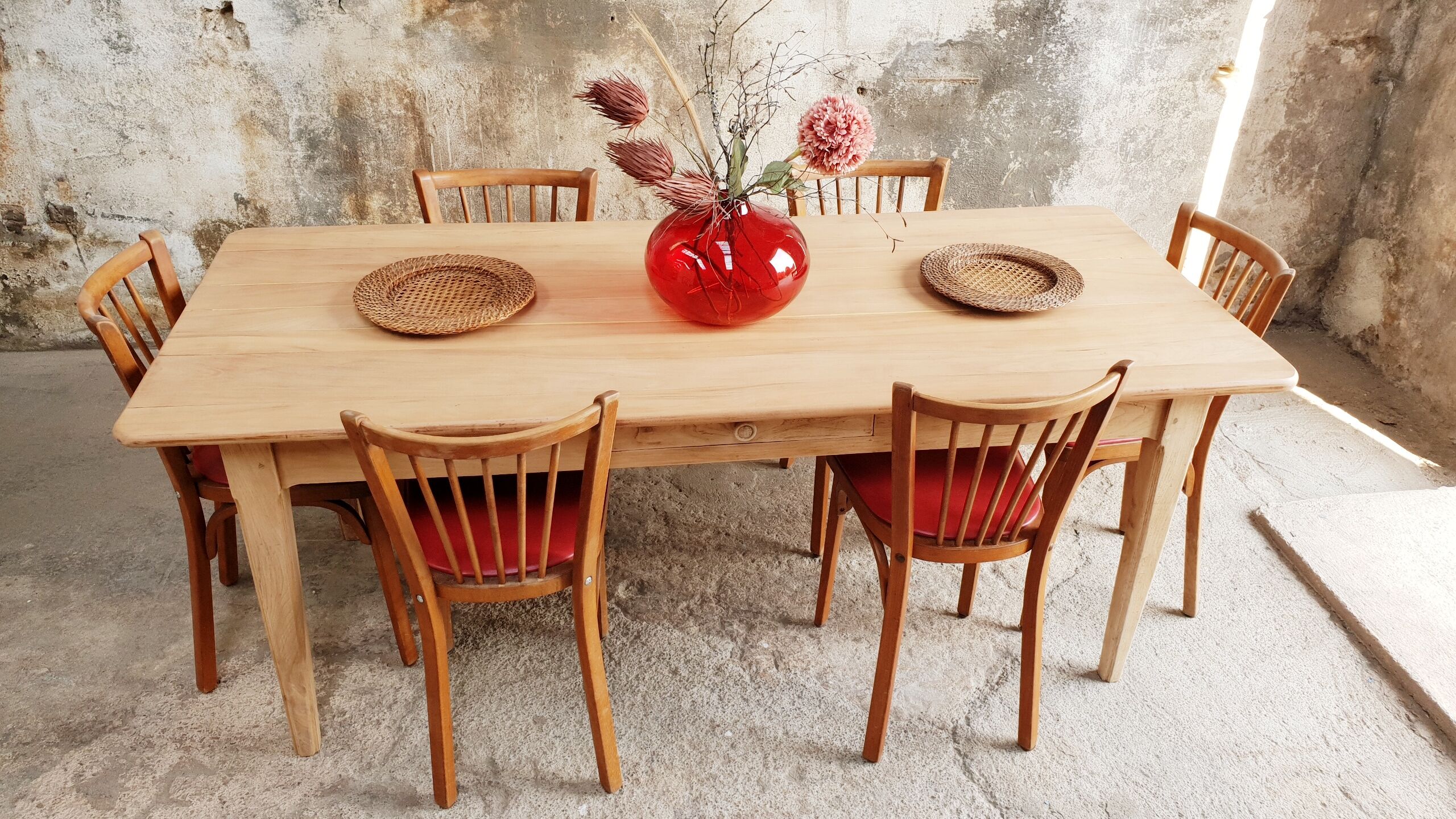 Vintage farmhouse table