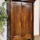 Armoire penderie Empire en merisier XIXème