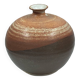 contemporary ceramic vintage soliflore ball vase 70" signature to identify