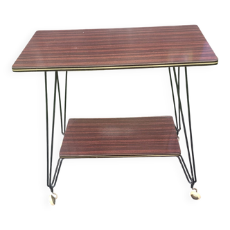 Iconic rolling furniture in formica and steel – 1960s