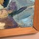 Original Swedish Oil On Canvas – “Landscape Composition” By Jarl Lindblad – Dated 1998 – Vintage & Framed – 43.5 × 51 Cm (17.1" × 20.1")