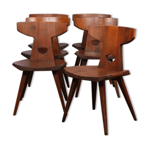 Suite de 6 chaises par