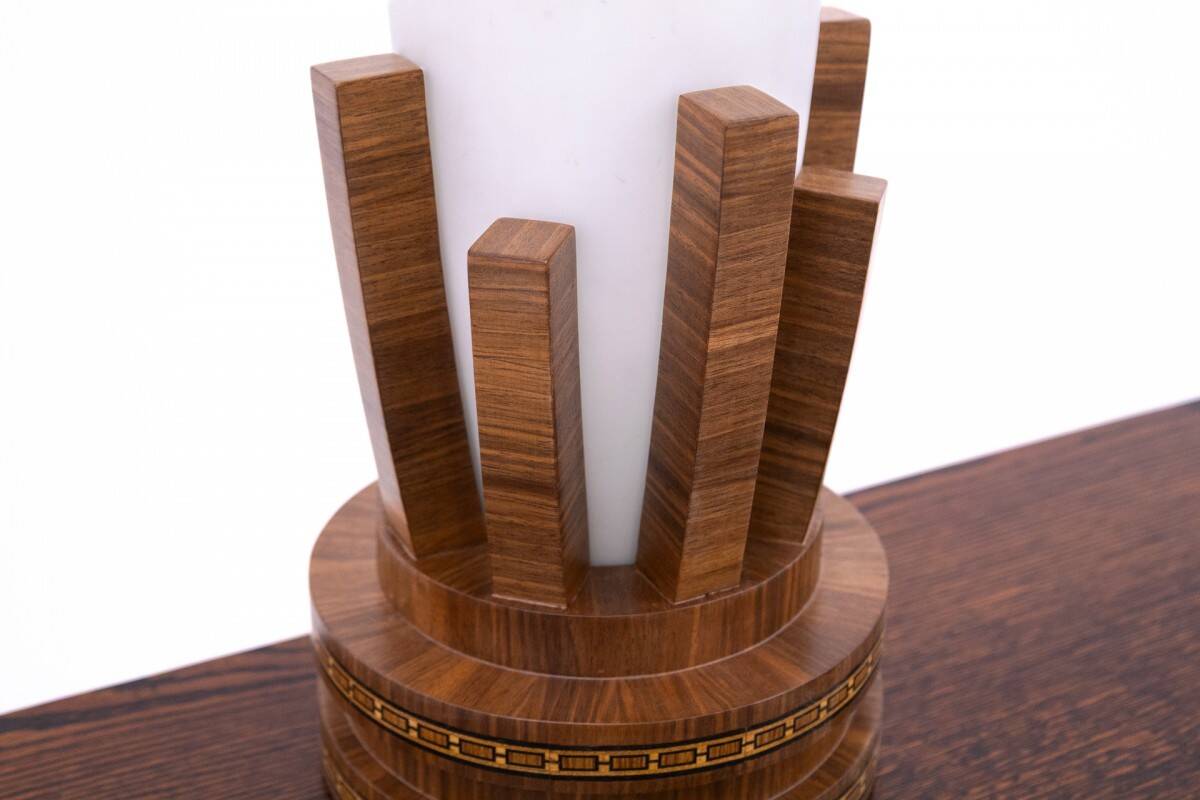 Art Deco table lamp, Poland, circa 1950.