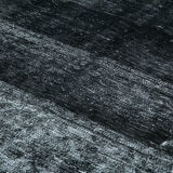 Hand-knotted persian overdyed 289 cm x 402 cm black wool carpet