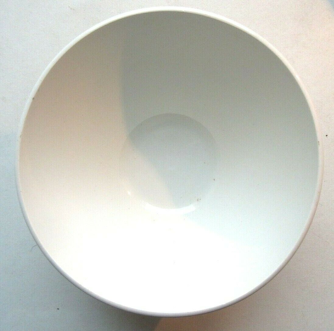 Old Art Deco bowl, décor of red roses, edifying red teeth, Badonviller?