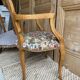 Paire de fauteuils canes style louis XV