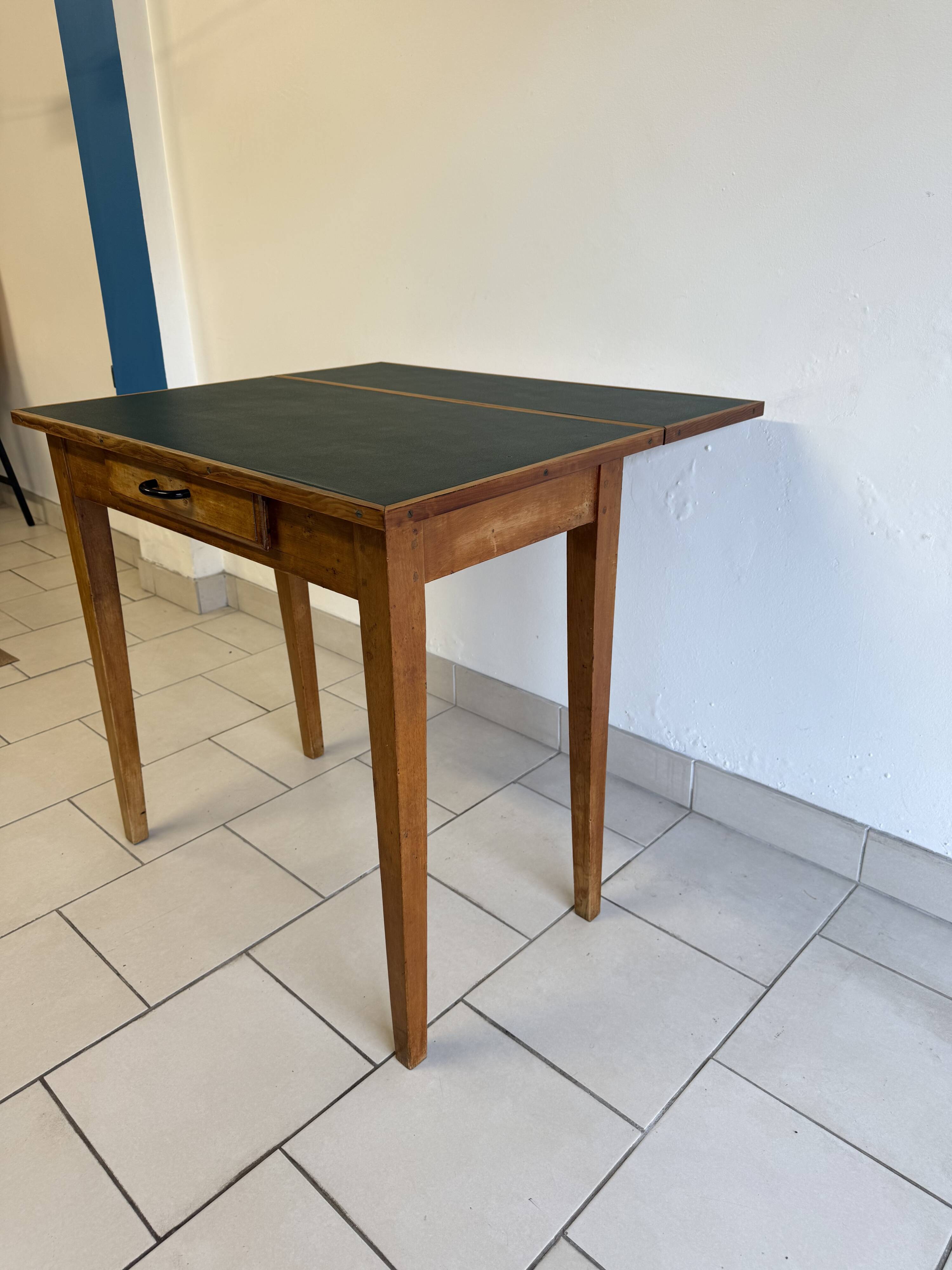 Bureau écolier bois vintage