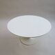 1960s White Tulip Coffee Table by Maurice Burke for Arkana 75