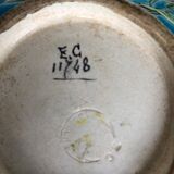 Longwy earthenware pot cache