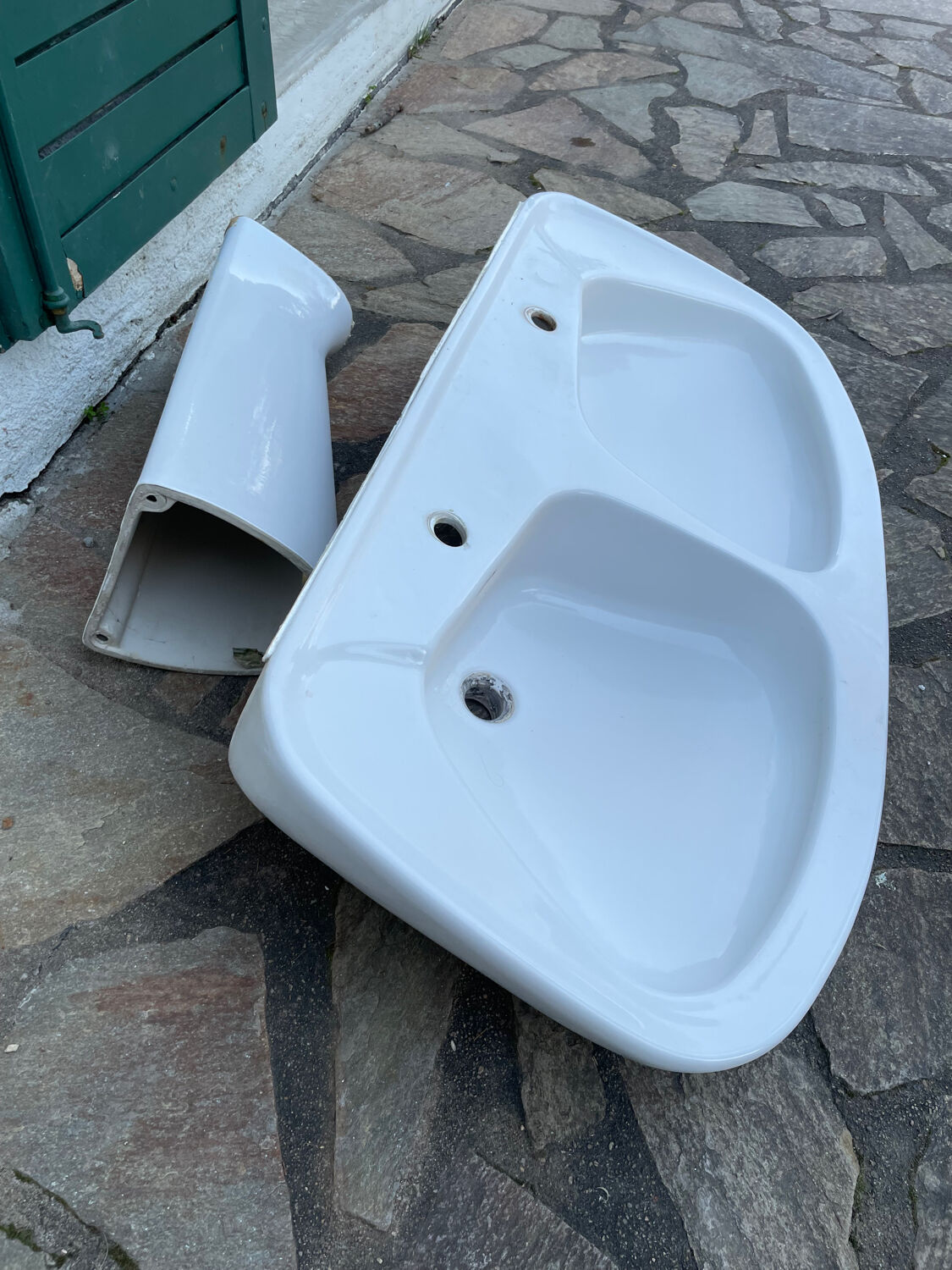 Vintage double basin Jacob Delafon - Valencay model