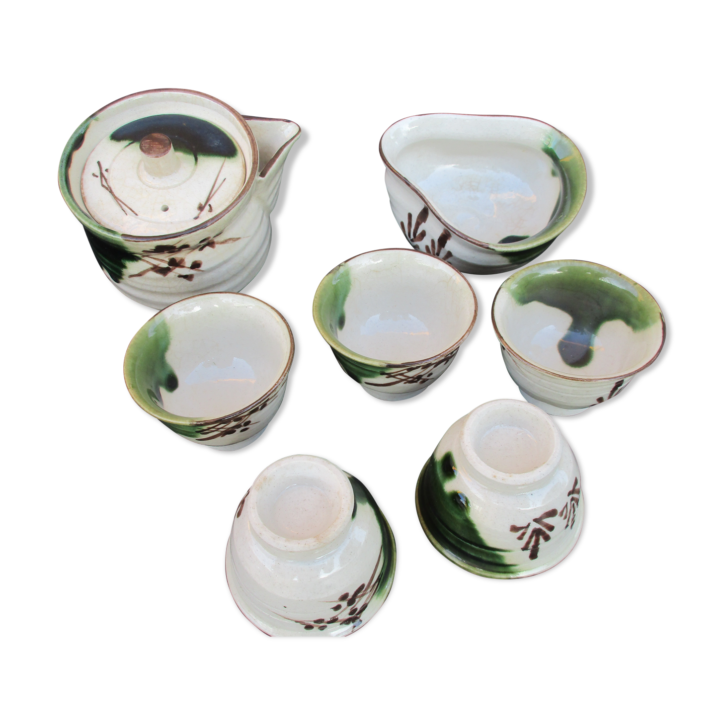 Japanese tea pot in her box