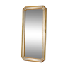 Grand miroir doré biseauté à parcloses vintage