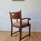 Oak office chair from the 1950s.