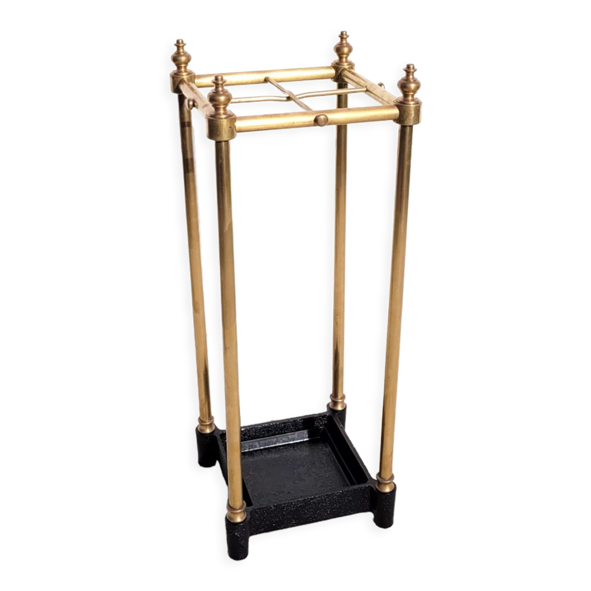 Victorian brass umbrella holder