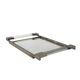 Jacques Adnet, Modernist lucite mirrored tray, Maison Adnet, France 1950