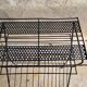 Metal magazine/vinyl rack
