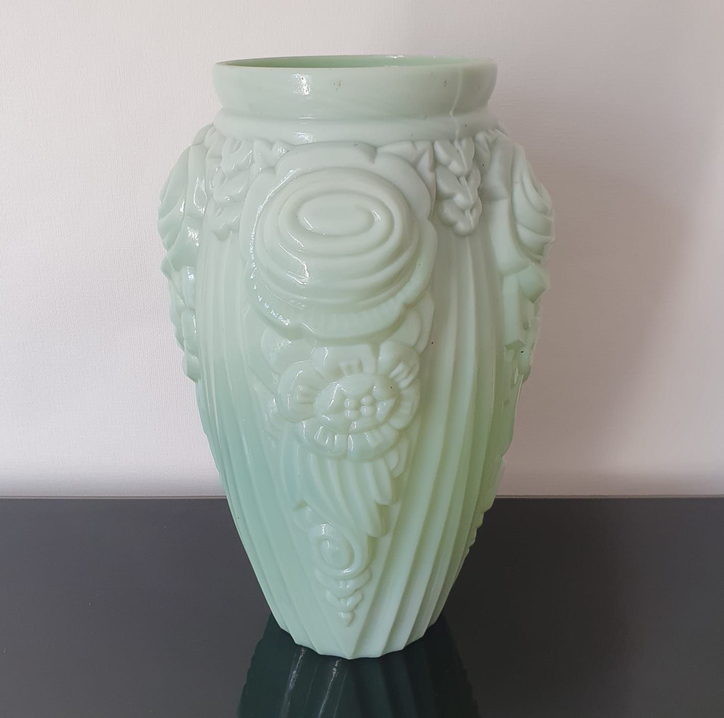 Vase en opaline Art Deco