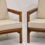 Pair of 60s Scandinavian style armchairs