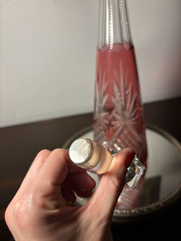 Carafe Saint Louis en surimpression avant 1936