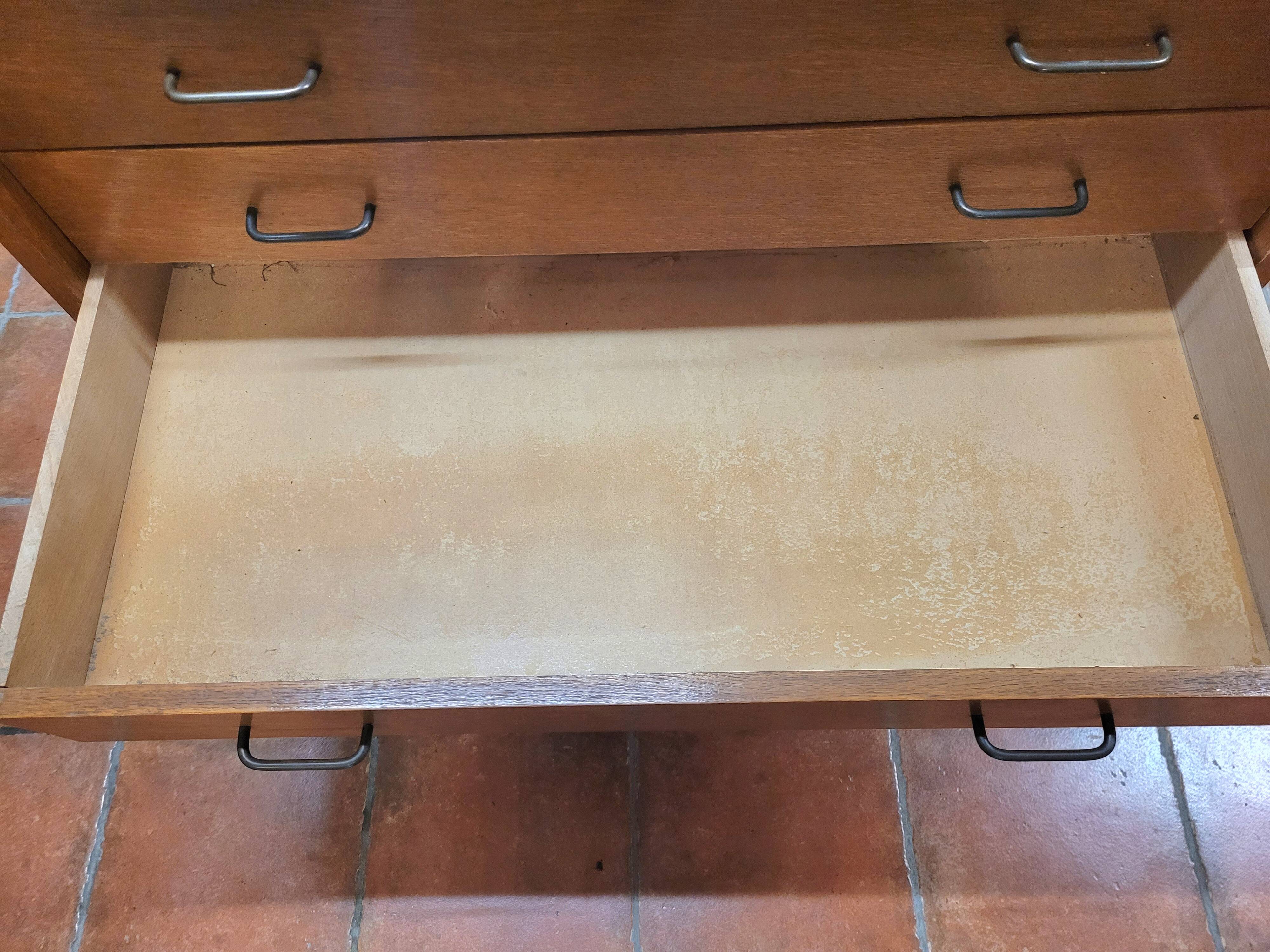 Vintage oak chest of drawers from the 60s