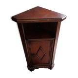 Small corner furniture in vintage wood used