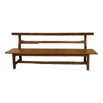 Old church oak bench