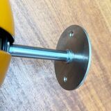 Mid-century Danish space age yellow ball wall lamps by Louis Poulsen, 1960s, set of 3.