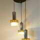 Suspension space age 3 lights Raak Amsterdam 70s
