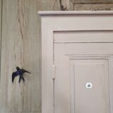 Old wooden cloakroom