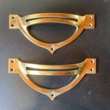 Brass handles for piano set