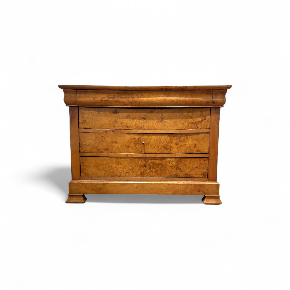 Charles X Commode, Elm, circa 1830